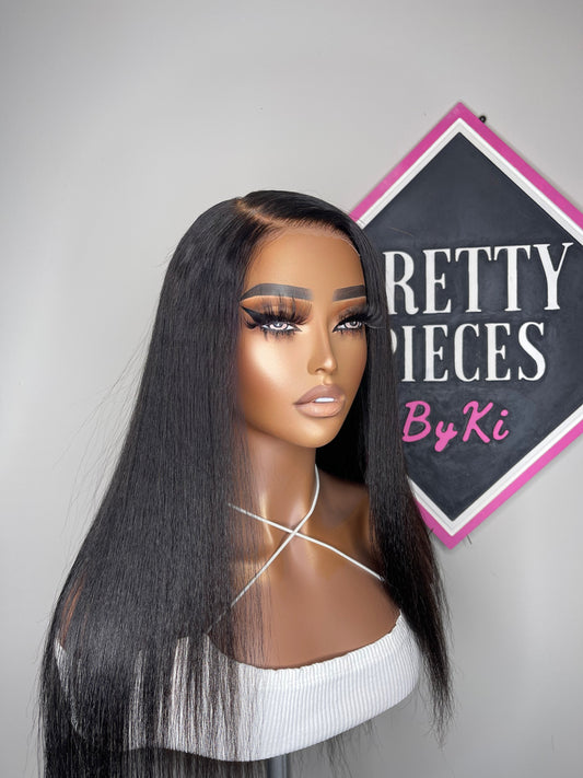 Pre-Order Glueless  Kinky Straight Closure unit